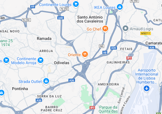 Mapa do Largo António Aleixo